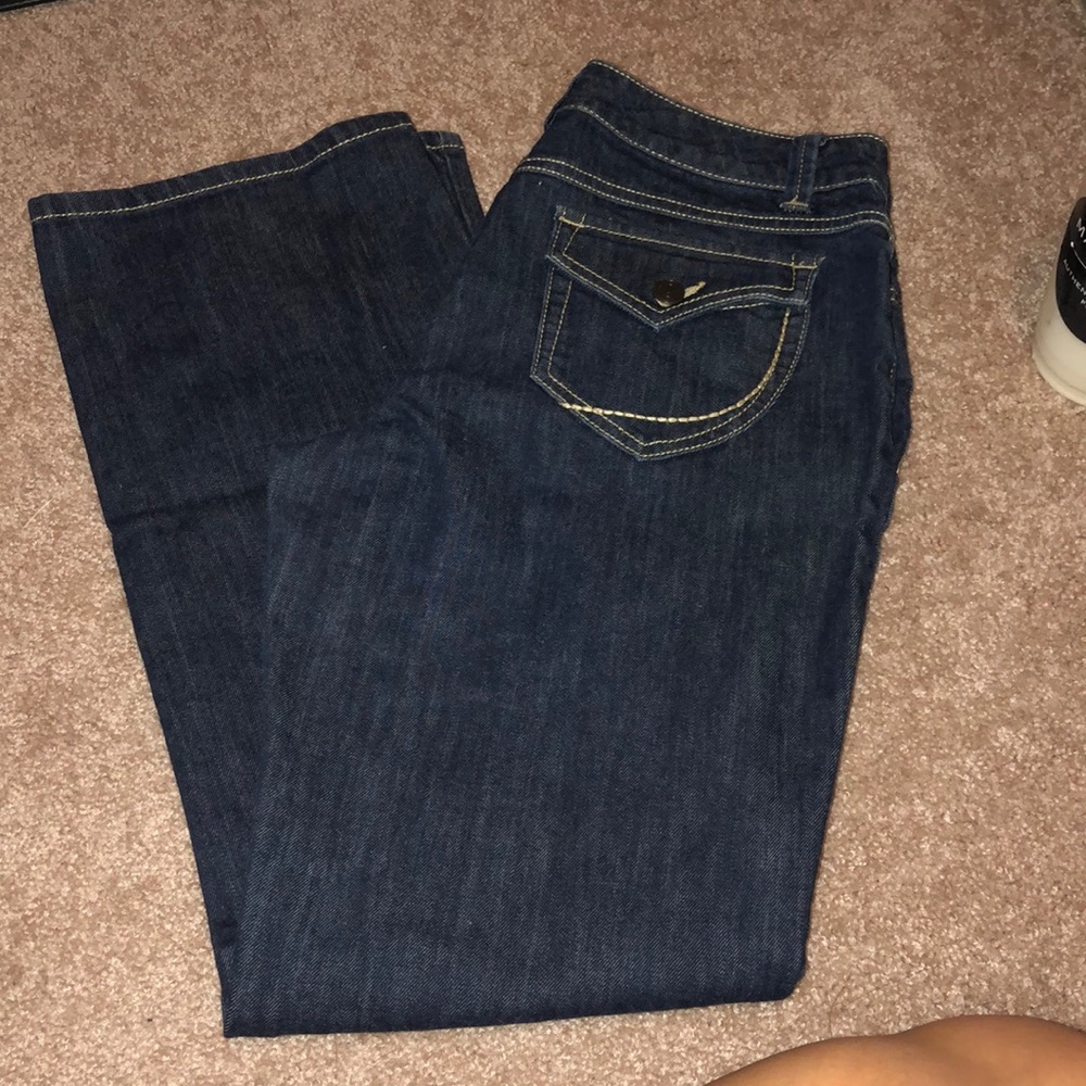 Nine West straight leg blue jeans